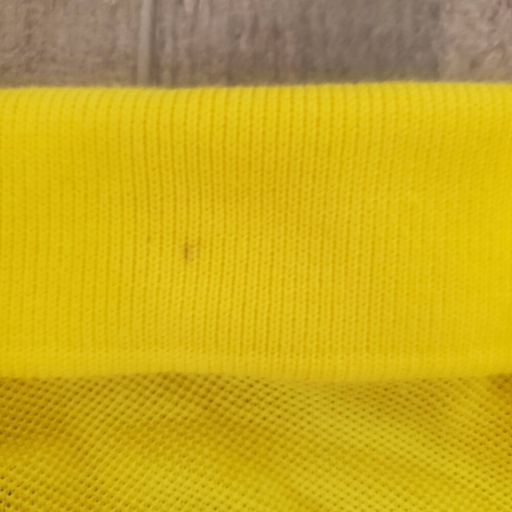 Lacoste Yellow Polo Adult Size 6 - Picture 5 of 5
